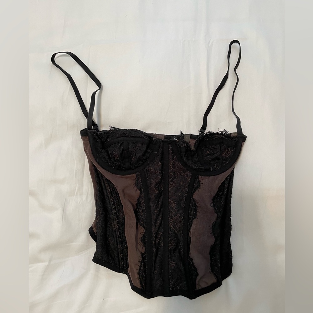 Urban Outfitters out from under modern love lace corset